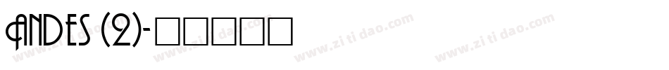Andes (2)字体转换
